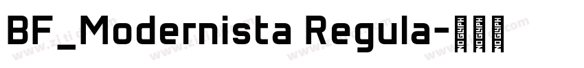 BF_Modernista Regula字体转换 BF_Modernista Regula字体转换